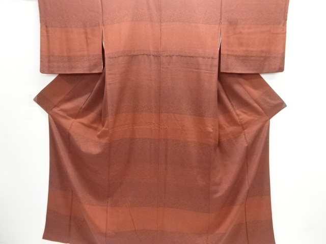 横段に寄せ柄江戸小紋着物